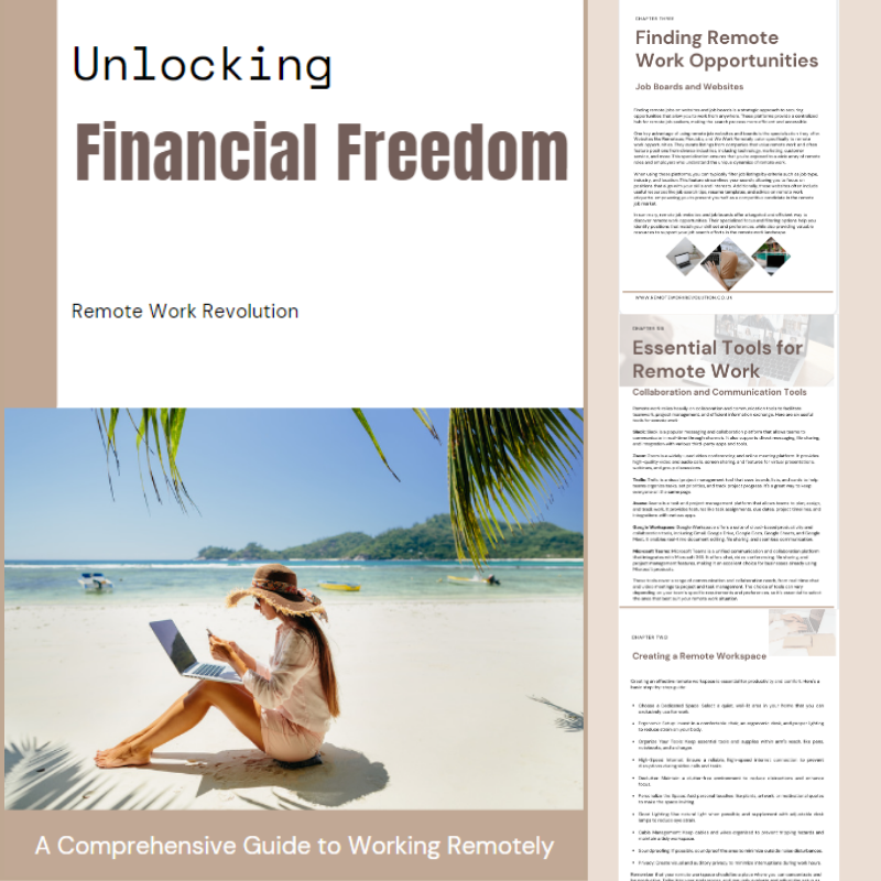 Unlocking Financial Freedom: A Comprehensive Guide to Working Remotely - Remote Work Revolution